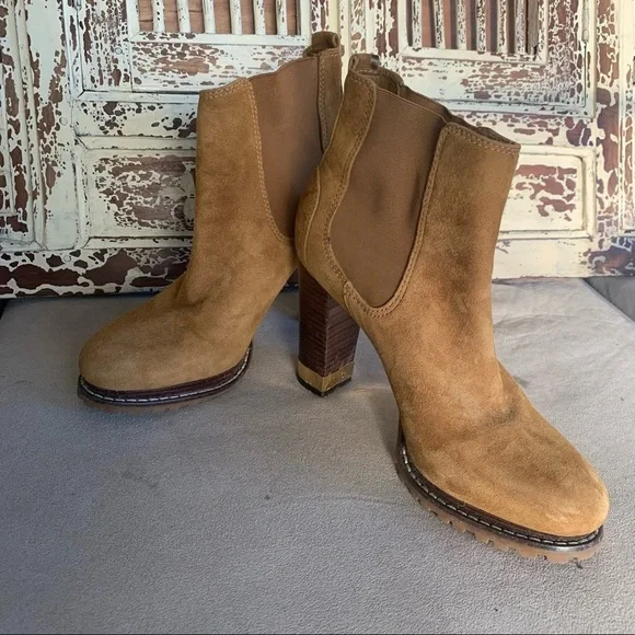 Tory Burch Suede Booties - Picture 14 of 16